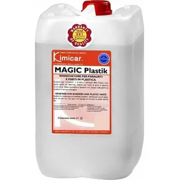 Autošampón Kimicar Magic Plastik 12 l - ochranné leštidlo na nárazníky, lišty, motory