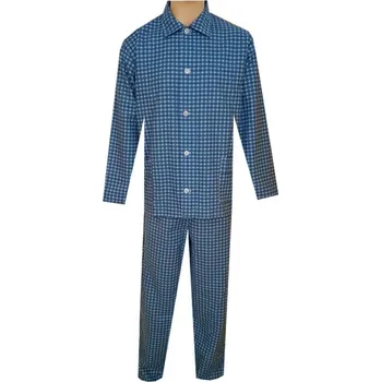 Pánské pyžamo Pánské Pyžamo Plátěné FOLTÝN PP25 Velikost: 6XL, Materiál: Plátno