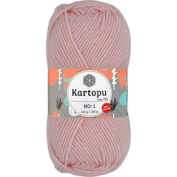 Příze Příze No.1-K699 pudrově růžová Kartopu