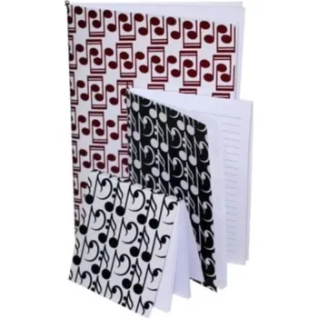 Zápisník Music Gift Company Sada zápisníků - hudební symboly