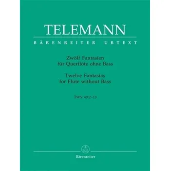 Hudebniny Dvanáct fantazií pro flétnu bez doprovodu TWV 40:2 - 13