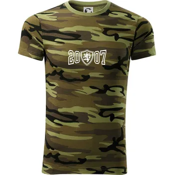 Pánské oblečení Narozeninový motiv - znak - 2007 - Army CAMOUFLAGE - XL ( Zelený maskáč )