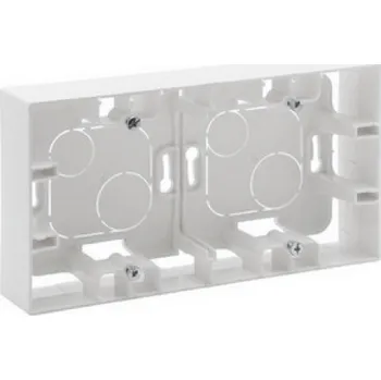 Elektroinstalační krabice Legrand Niloé Step povrchová krabice 2P bílá 863198