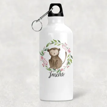 Sklenice Domovi Hliníková láhev se jménem Opička 500ml