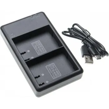 TopTechnology Duální nabíječka Input: Type-C USB 5V / 2.1A, Output: 8.4V neoriginální pro baterie Panasonic DMW-BLK22