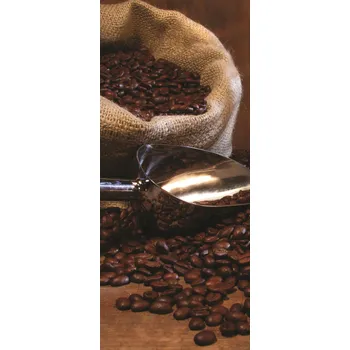 Fototapeta Fototapeta na dveře Coffee beans Výprodej - samolepící 91 x 211 cm