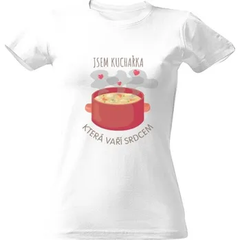 Dámské tričko Tričko s potiskem Vařím srdcem dámské
