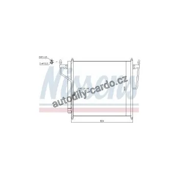 Chladič motoru Chladič klimatizace NISSENS 940503