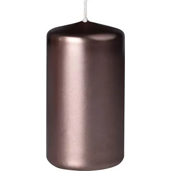 Svíčka Emocio válec 60x110 Metal hnědá svíčka 221 gram