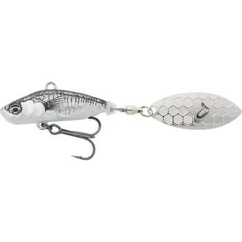 Umělá nástraha Savage Gear 3D Sticklebait Tailspin Sinking Black Silver - 6,5 cm 9 g