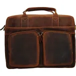 Pánská kožená taška na notebook HGL Remmy - koňak