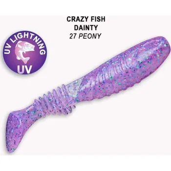Umělá nástraha Gumová nástraha Crazy Fish Dainty 8,5cm 27 Peony (6ks)