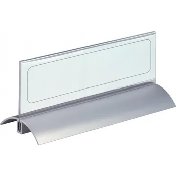 Jmenovka na stůl Durable De Luxe hliníková jmenovka 61 x 210 mm 2 ks