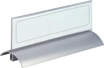 Jmenovka na stůl Durable De Luxe hliníková jmenovka 61 x 210 mm 2 ks