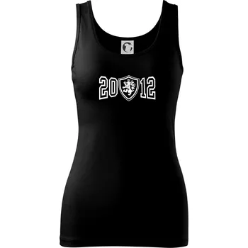 Dámské tričko Narozeninový motiv - znak - 2012 - Dámské tílko - 2XL ( Černá )