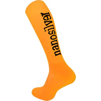 nanosilver Kompresní podkolenky reflexní oranžové 47-49 Pánské ponožky nanosilver Kompresní podkolenky reflexní oranžové 47-49