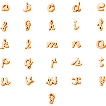 Přívěsek Šperky4U Navlékací ocelový přívěsek iniciála - písmeno - PP-1024-V