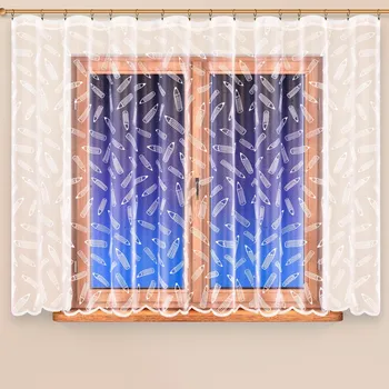 Dětská záclona Tužky bez obšití 160