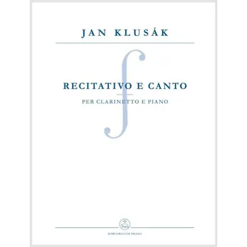 Recitativo e canto per clarinetto e piano