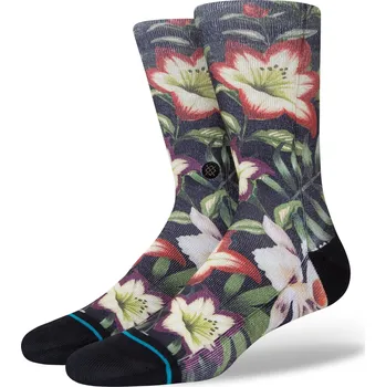 Pánská móda stance Ponožky variegate crew socks black