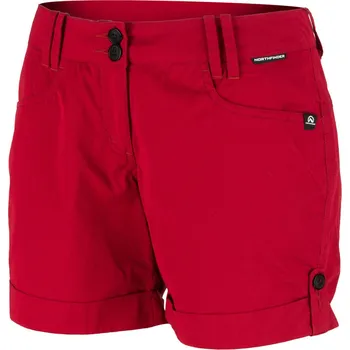 Dámské kraťasy Kraťasy Northfinder Maggie Barva: červená, Velikost: M, Pohlaví: Dámské