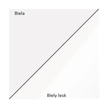 Ložnicová sestava Dig-net nábytek Sestava Lenart CONCEPT CP-03 s CP-08 a CP-07 Barva: Bílá / bílý lesk