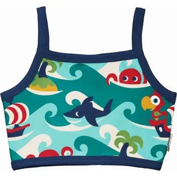 Dívčí plavky Dětský plavecký Bikiny Top Oceán Maxomorra Velikost: 110/116