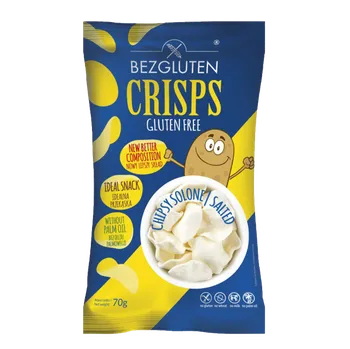 Slaná pochutina BEZGLUTEN - Chipsy solené, bez lepku, 70g ct12