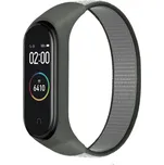 Mi Band 3/4/5/6/7 nylonový náramek Barva: Olivová, Typ: 24