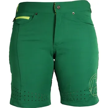 Cyklistické kalhoty Dámské Cyklokraťasy HAVEN Amazon dark green/yellow Velikost: L