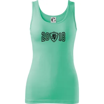 Dámské tričko Narozeninový motiv - znak - 2018 - Dámské tílko - XL ( Mátová )