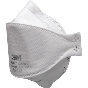 3M Respirátor 3M 9320+ Aura BLK, FFP2, skládaný, bez ventilku 0701001099999BLK