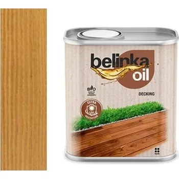 barva a nátěr na dřevo Belinka OIL DECKING (pro zahradní nábytek a terasy) 202 Ořech Velikosti balení Tmely: 0,75 L + dárek k objednávce nad 1000Kč
