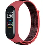 Mi Band 3/4/5/6/7 nylonový náramek Barva: Červená s černou, Typ: 7