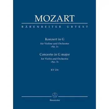 Koncert pro housle a orchestr č. 3 G dur KV 216
