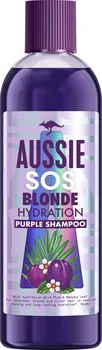 Šampon Aussie SOS Blonde Hydration hydratační veganský fialový šampon pro blond vlasy 290 ml