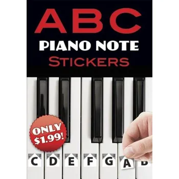 Hal Leonard A B C Piano Note Stickers - samolepky na klaviaturu (noty)