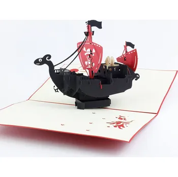 3D přání Pirátská loď