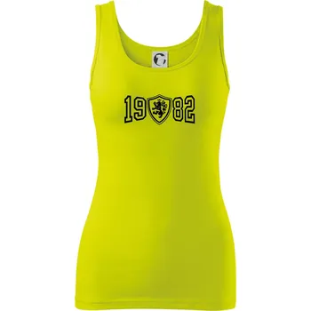 Dámské tričko Narozeninový motiv - znak - 1982 - Dámské tílko - 2XL ( Limetková )