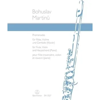 Promenády pro flétnu, housle a cembalo nebo klavír