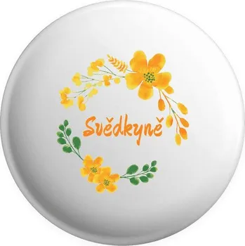 Placka Svědkyně - žluté květiny