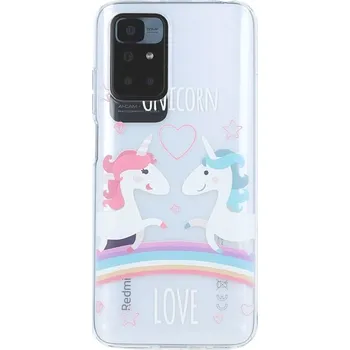 Pouzdro na mobilní telefon Kryt Xiaomi Redmi 10 silikon Unicorn Love (obal neboli pouzdro na Xiaomi Redmi 10)