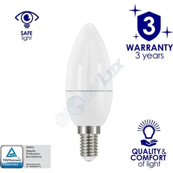 Žárovka LED žárovka IQ-LED C37 E14 5,5W-CW Kanlux 27296