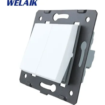 vypínač WELAIK vypínač mechanický dvojitý ř.5 A721W - bílý