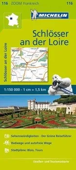 Mapa: Chateaux of the Loire 1:150 000 - Michelin [EN] (2020)