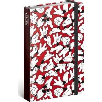 Blok Notes Mickey, linkovaný, 10,5 x 15,8 cm