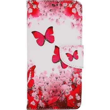 Pouzdro na mobilní telefon Pouzdro Xiaomi Redmi Note 11 Pro knížkové Růžoví motýlci (kryt neboli obal na Xiaomi Redmi Note 11 Pro)
