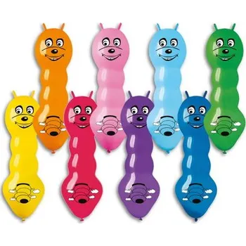 Karnevalový kostým Balónek Červík barevný