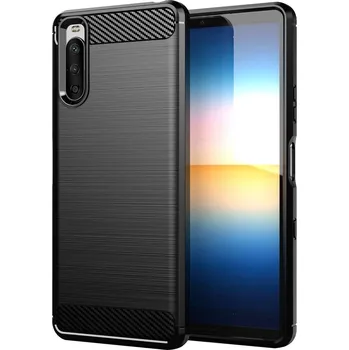 Winner Group Carbon pro Sony Xperia 10 III černé Pouzdro na mobilní telefon Winner Group Carbon pro Sony Xperia 10 III černé