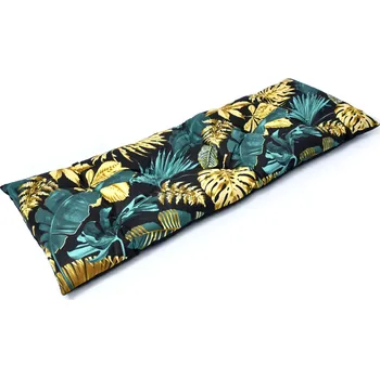 Podsedák Podsedák na lavičku 120x40 cm - zeleno/zlaté listy